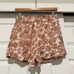 Abercrombie & Fitch High Waist Floral Shorts